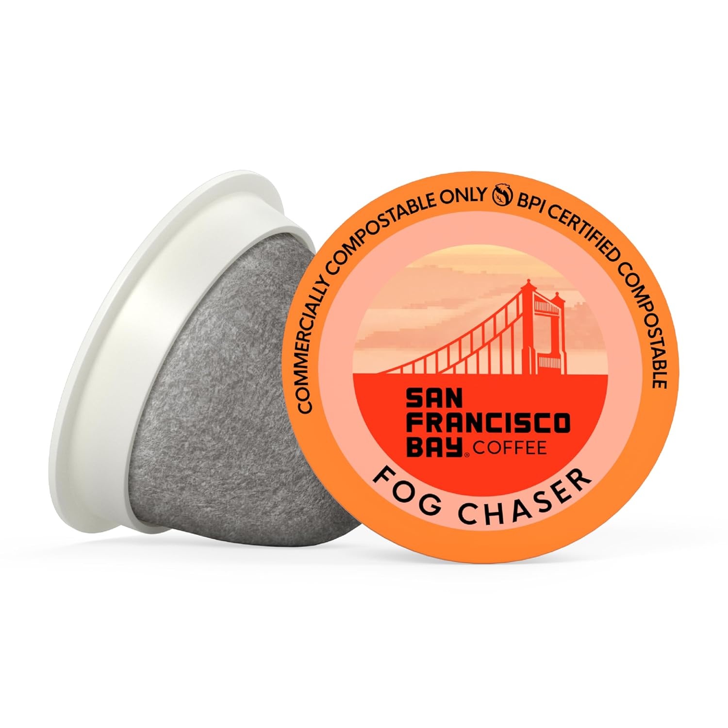 San Francisco Bay K-Cup Coffee Pods, Donut Shop (36 ct), Medium-Light Roast, Commercially Compostable Single-Serve Coffee Pods(Fog Chaser)