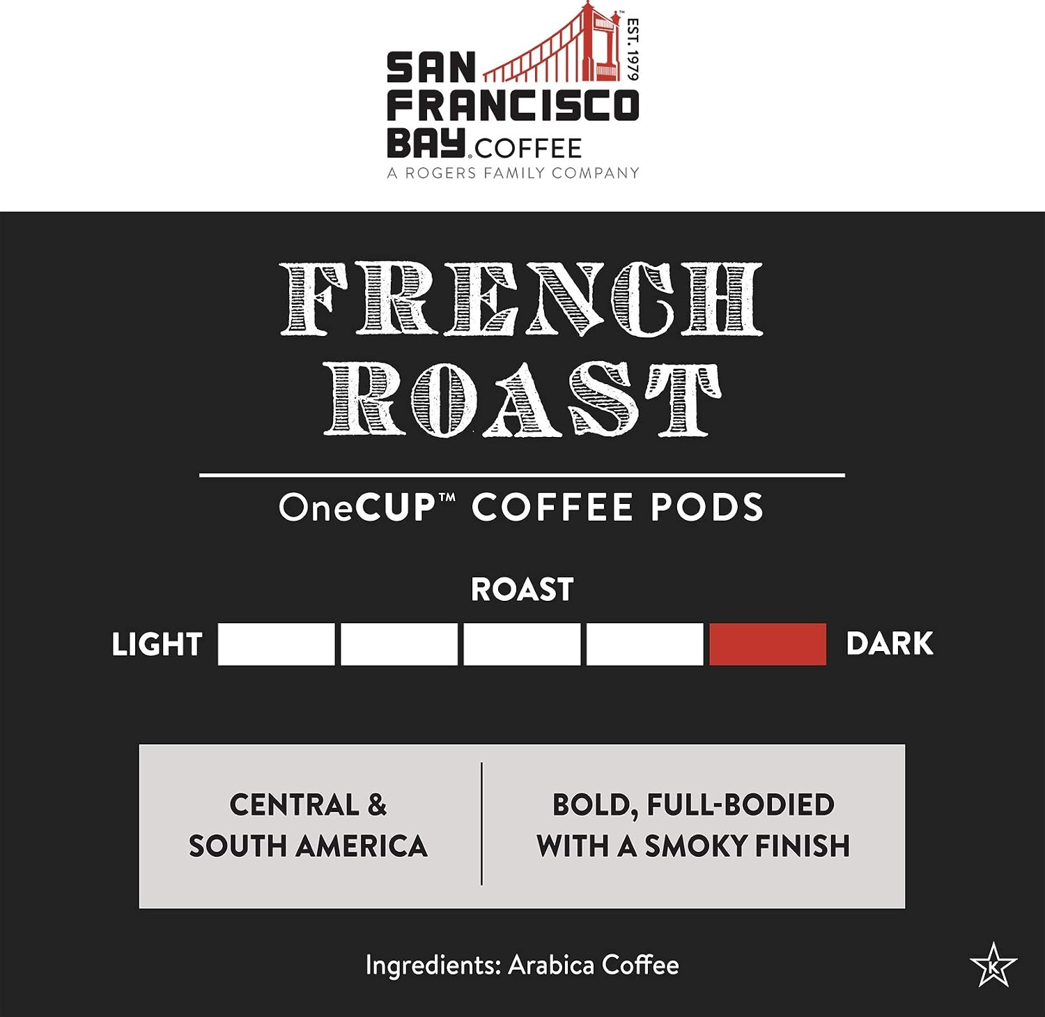 San Francisco Bay K-Cup Coffee Pods, Donut Shop (36 ct), Medium-Light Roast, Commercially Compostable Single-Serve Coffee Pods(French Roast)