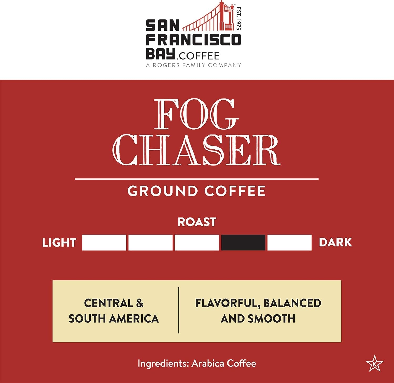 San Francisco Bay Ground Coffee, Cold Brew Blend (28 oz Bag), Coarse Ground, Medium Roast Coffee(Fog Chaser)